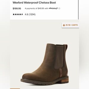 Ariat wexford Chelsea waterproof Rain Boots